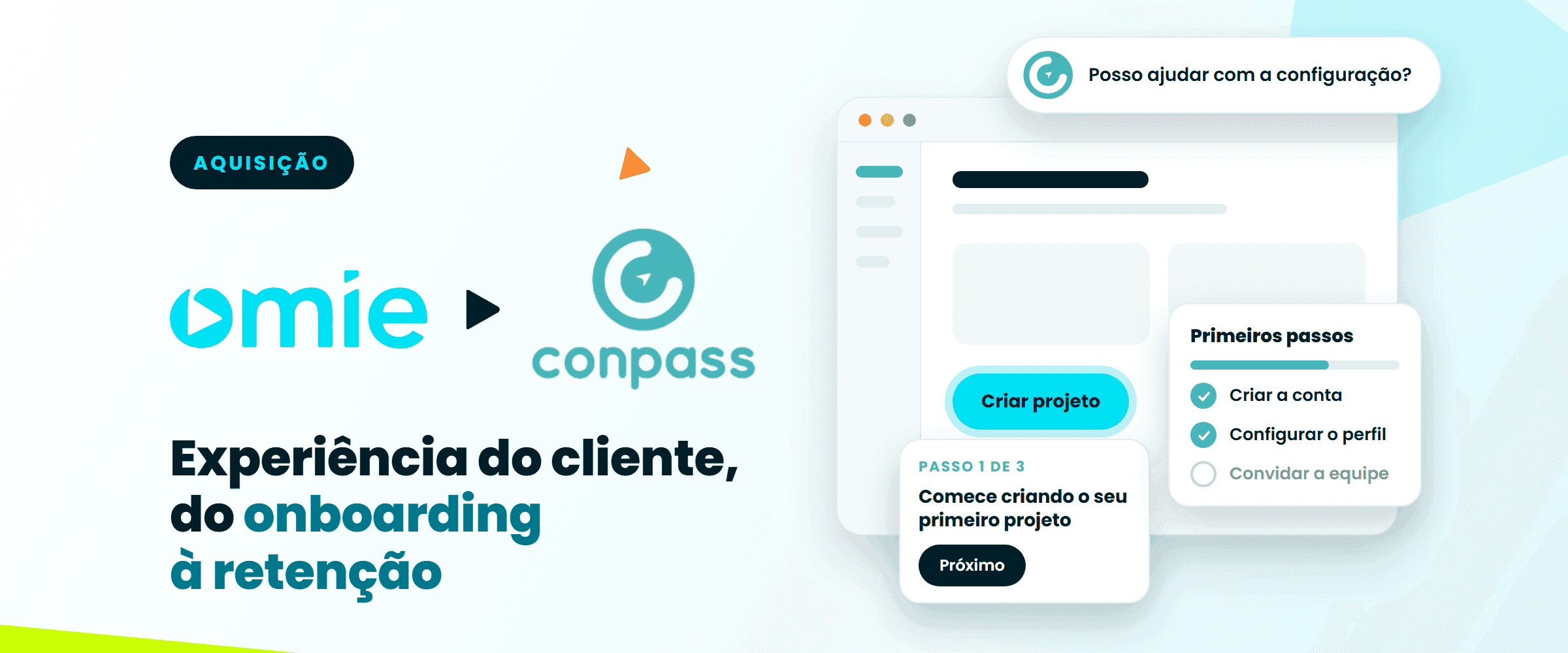 Omie e Conpass: experiência do cliente, do onboarding à retenção