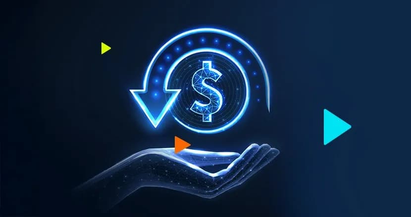 mão segurando cifrão representando cashback na reforma tributária