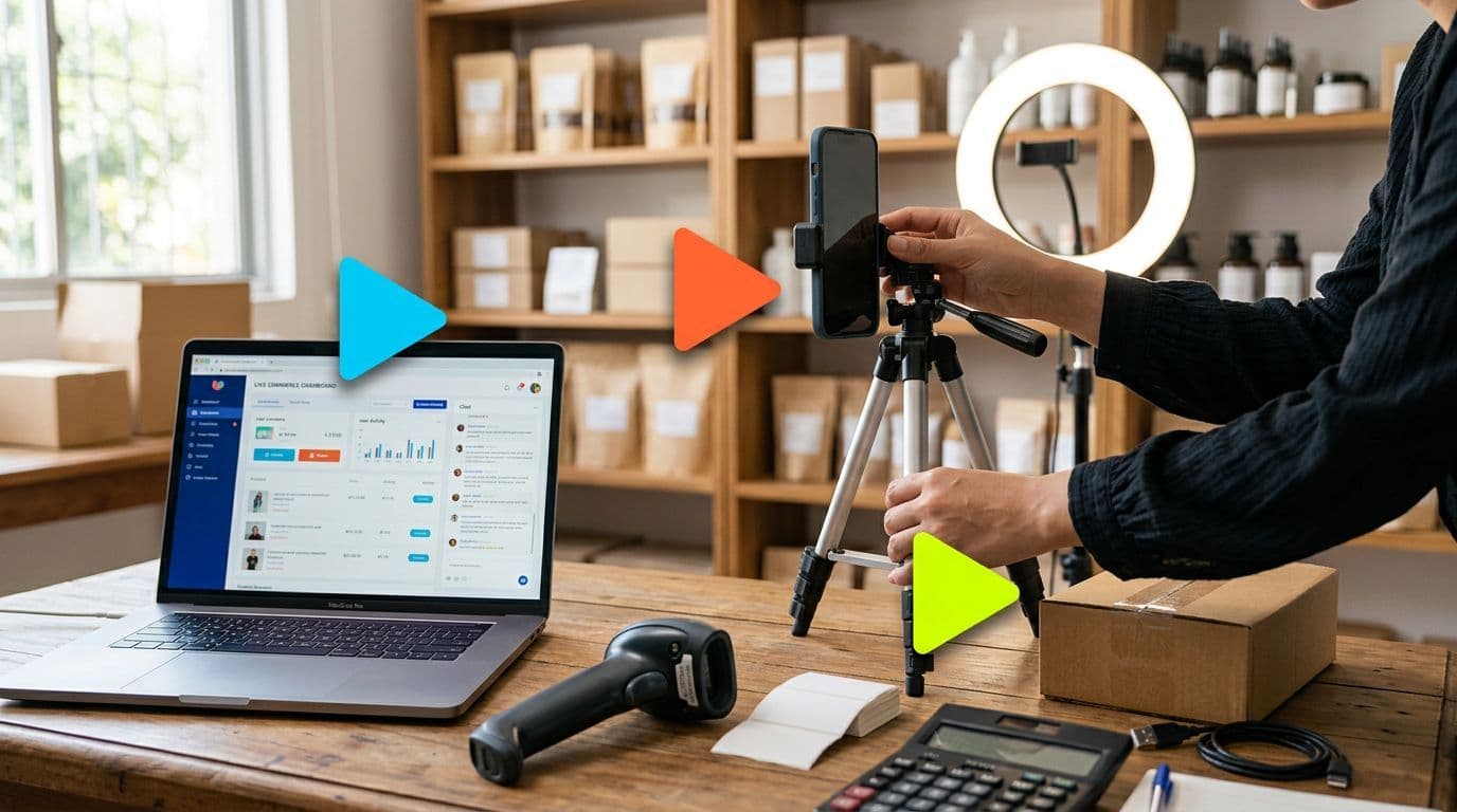 Equipamentos de trabalho em um escritório moderno.