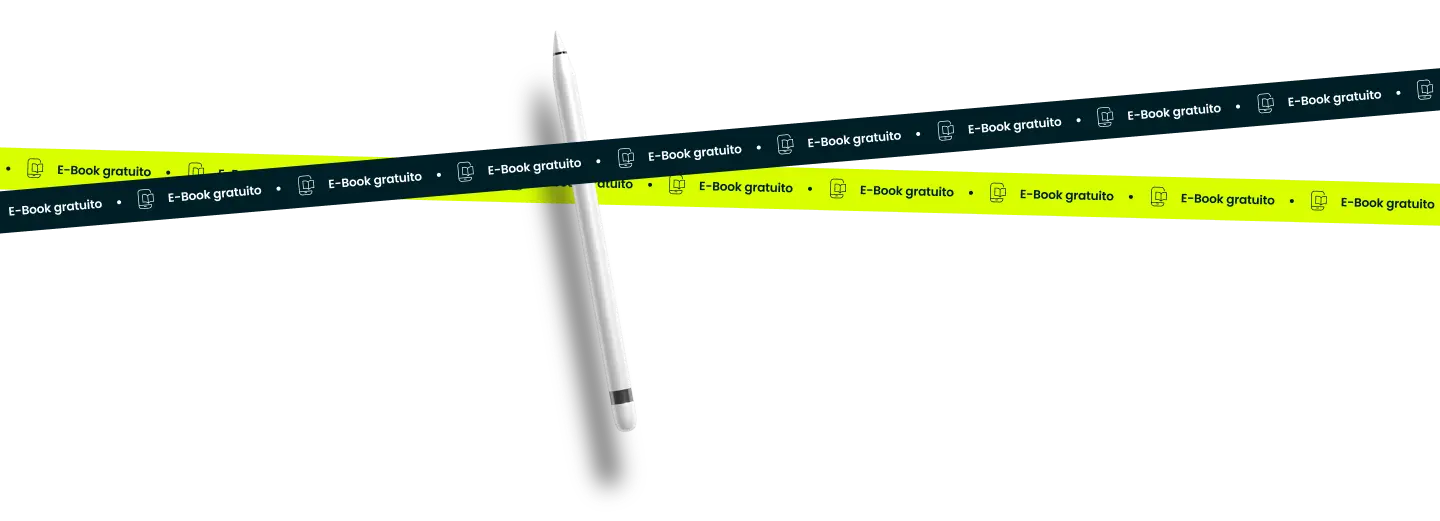 Faixas ilustrativas com palavra ebook