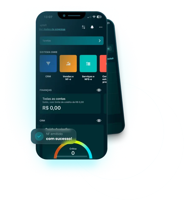 Mockup de celular mostrando o aplicativo