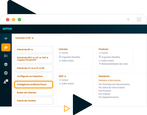 funcionalidades Omie