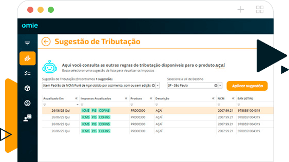 funcionalidades Omie