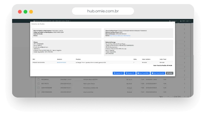 funcionalidades Omie