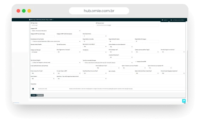 funcionalidades Omie