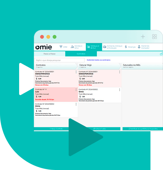 Funcionalidades do ERP online | Omie