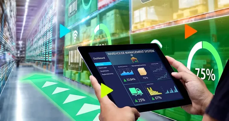 tablet apresentando soluções sobre como fazer a gestão de estoque na black friday