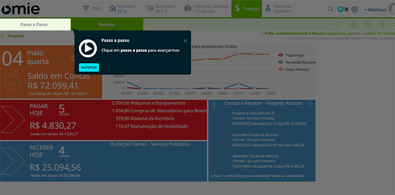 6298d955a5327e0c7c768e77 omie fluxo user onboarding 3