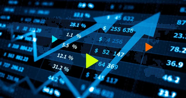 planilha de resultados com duas setas crescentes mostrando a gestão por resultados