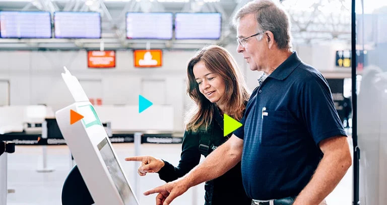 Totem de atendimento