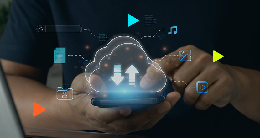 Transferência de dados na nuvem via smartphone