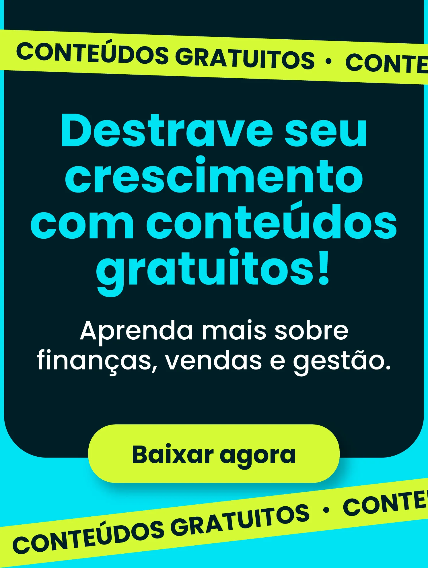 Destrave seu crescimento com conteúdos grauitos
